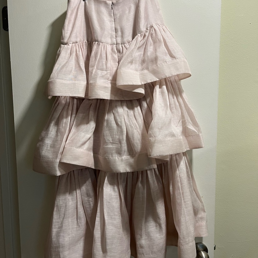 Zimmermann Cream Maxi Bubble Skirt for Cocktail
